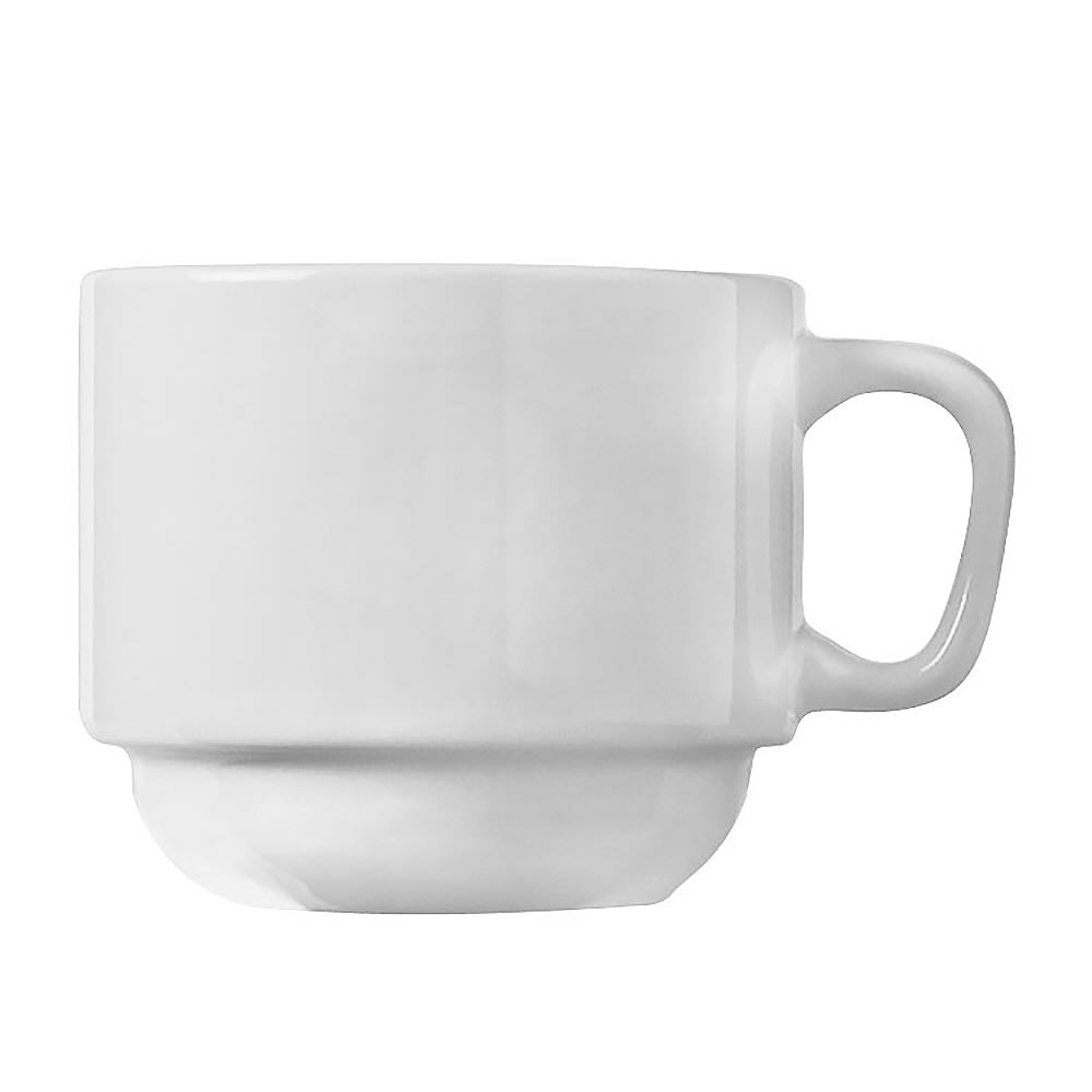 Libbey 840-116-101 7 oz Porcelana™ Cup - Porcelain, Bright White