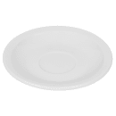 Libbey 840-245-107 4 3/4" Round Porcelana™ Demitasse Saucer - Porcelain, Bright White thumbnail 3