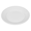 Libbey 840-410R-23 6 1/4" Round Plate - Wide Rim, Rolled Edge, Bright White, Porcelana thumbnail 3