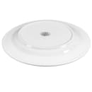 Libbey 840-438R-10 10 1/2" Round Porcelain Plate w/ Wide Rim & Rolled Edge, Bright White, Porcelana thumbnail 5