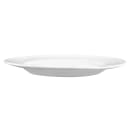 Libbey 840-445R-12 12" Round Plate - Wide Rim, Rolled Edge, Porcelain, Bright White, Porcelana thumbnail 2