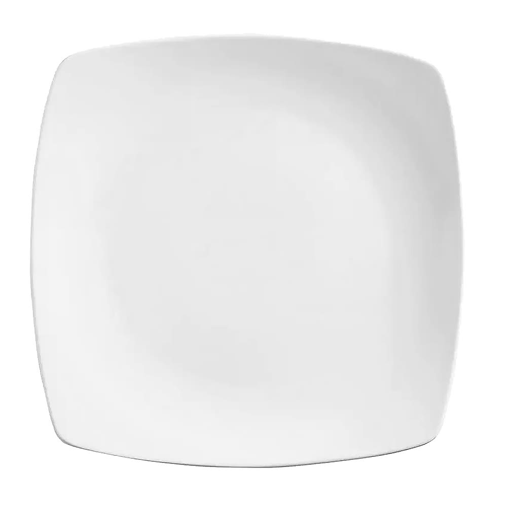 Libbey 840-460S 7 1/4" Square Plate - Porcelain, Bright White, Porcelana
