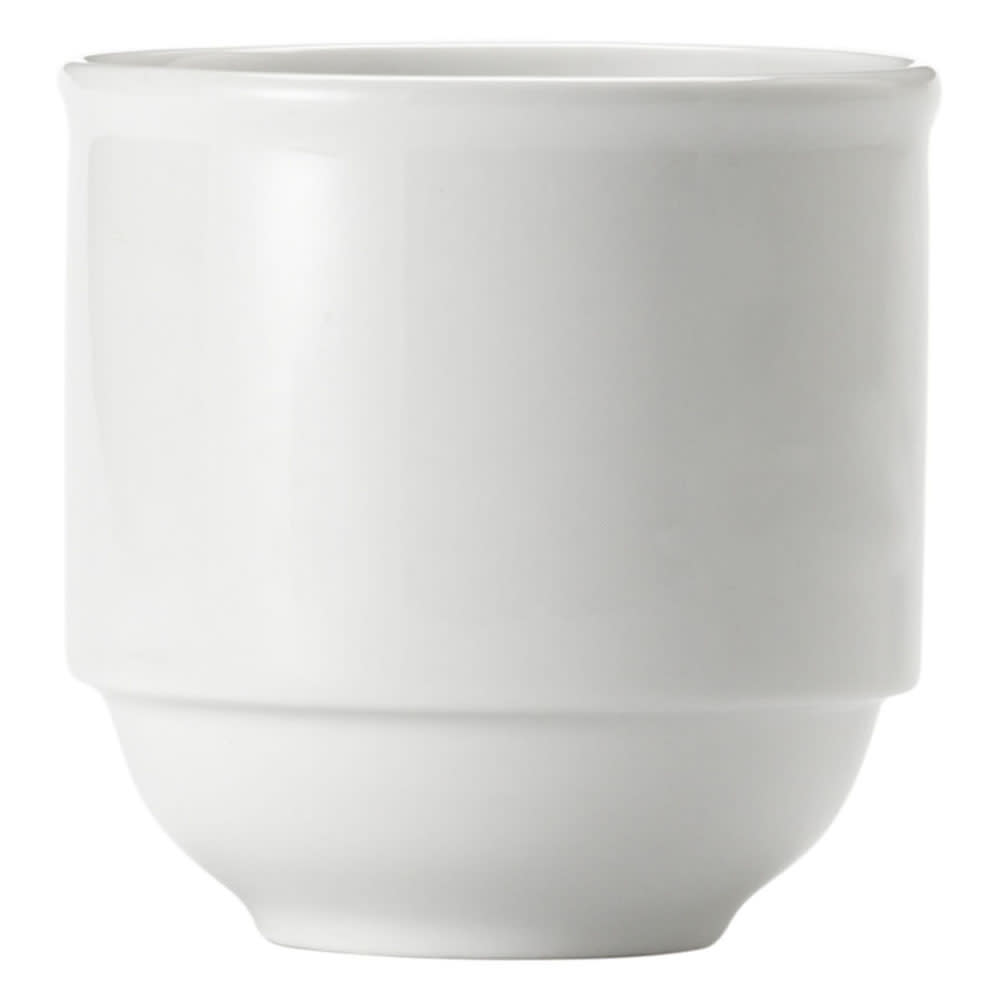 Libbey 840-901-010 10 oz Round Porcelana Bouillon Cup - Porcelain, Bright White