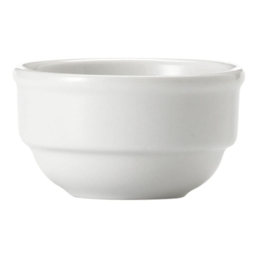 Libbey 840-901-015 1 1/2 oz Porcelana Mini Ramekin - Porcelain, Bright White