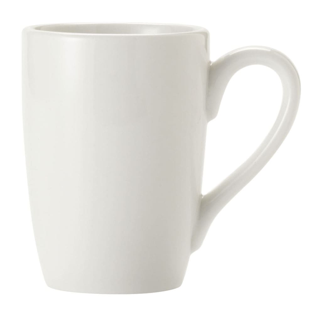 Libbey 840-901-912 12 oz Porcelana Mug - Porcelain, Bright White