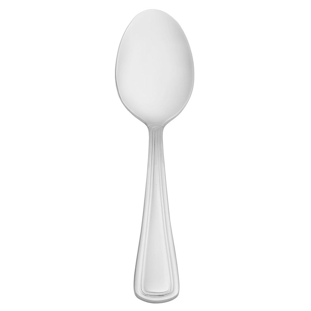 Libbey 918 007 4 1/4" Demitasse Spoon with 18/0 Stainless Grade, Classic Rim Pattern