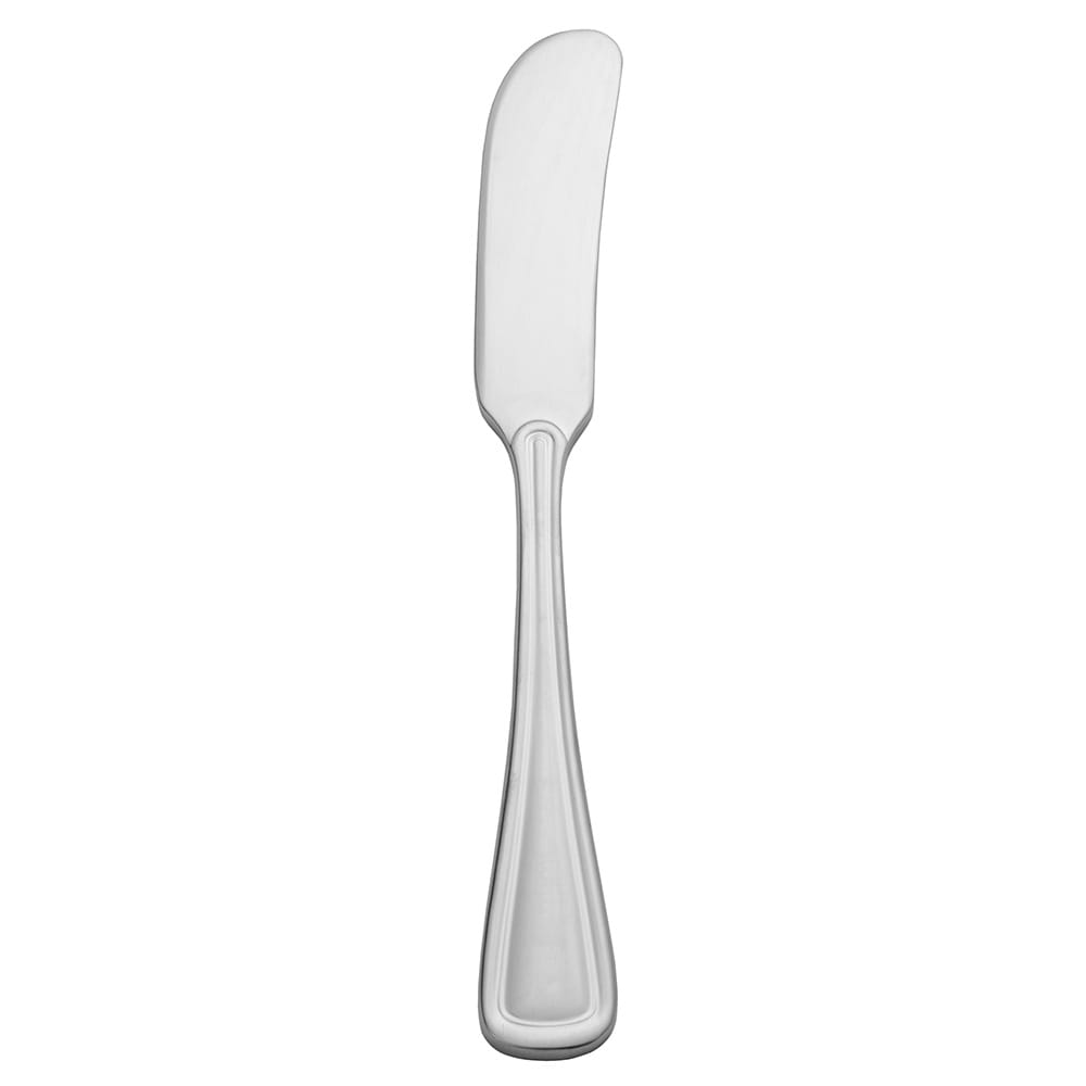 Libbey 918 053 6 1/8" Butter Knife with 18/0 Stainless Grade, Classic Rim Pattern