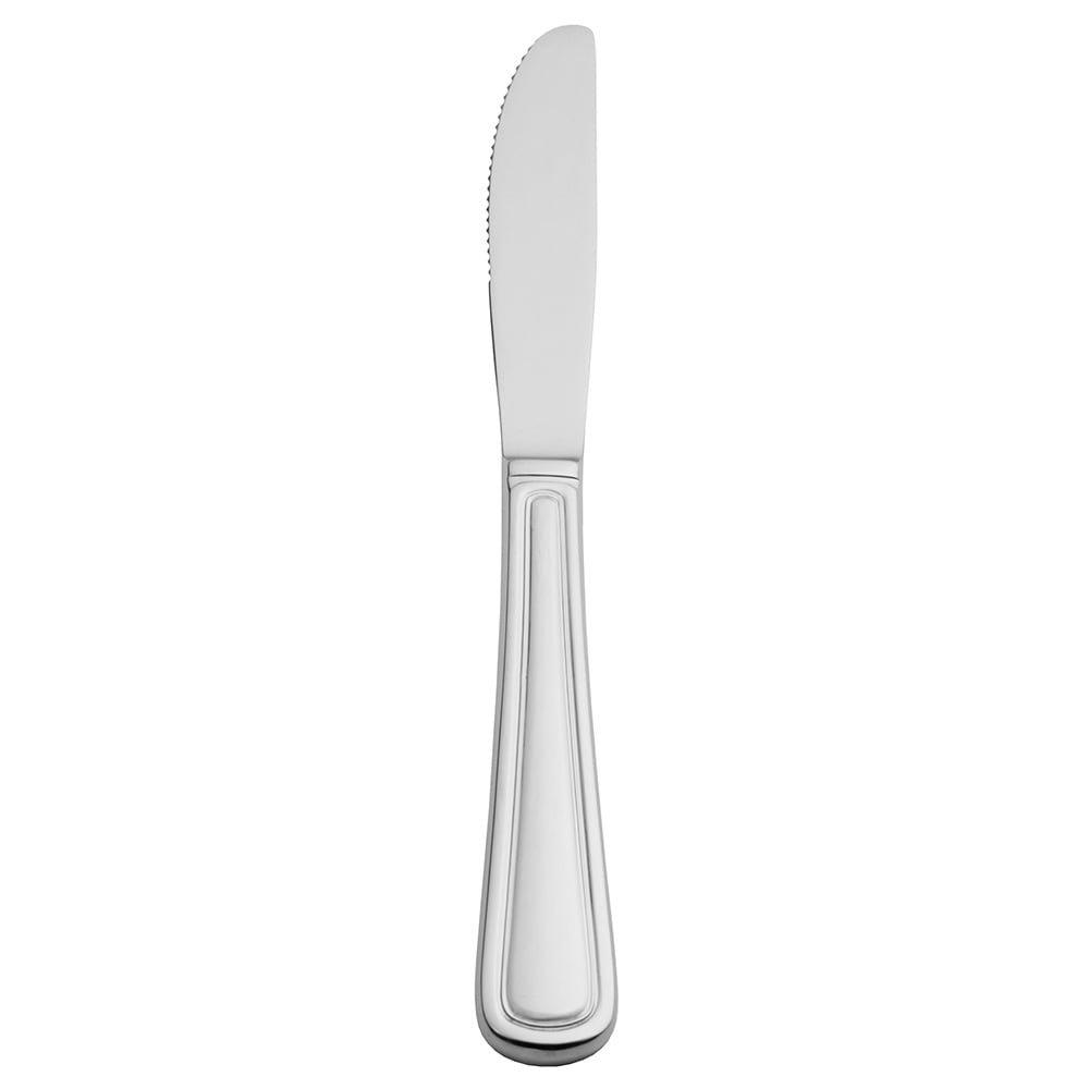 Libbey 918 7922 8 1/2" Dessert Knife with 18/0 Stainless Grade, Classic Rim Pattern