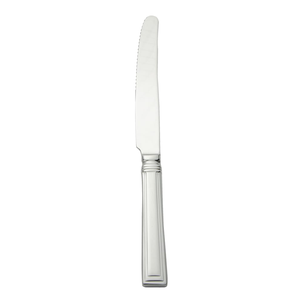 Libbey 977 5502 9 3/4" Dinner Knife with 18/0 Stainless Grade, Slate Pattern
