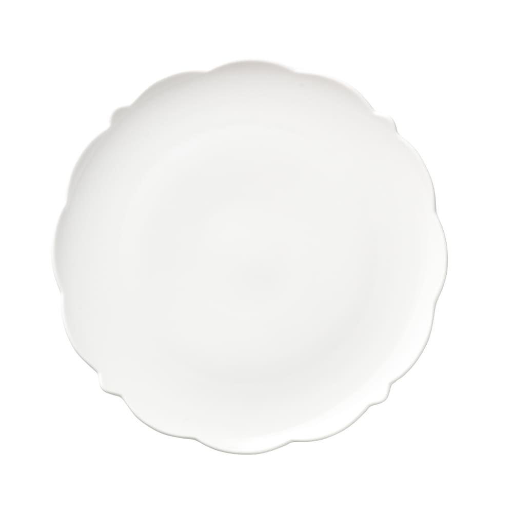 Libbey 977709111 11" Round Astor Footed Plate - Porcelain, White