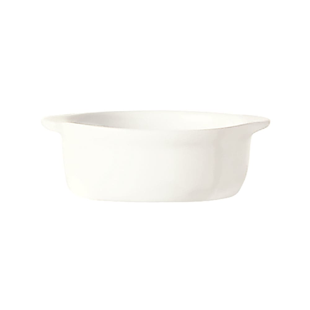 Libbey BD-002 2 oz Handled Mini Bowl, Porcelain, Bright White, Chef's Selection