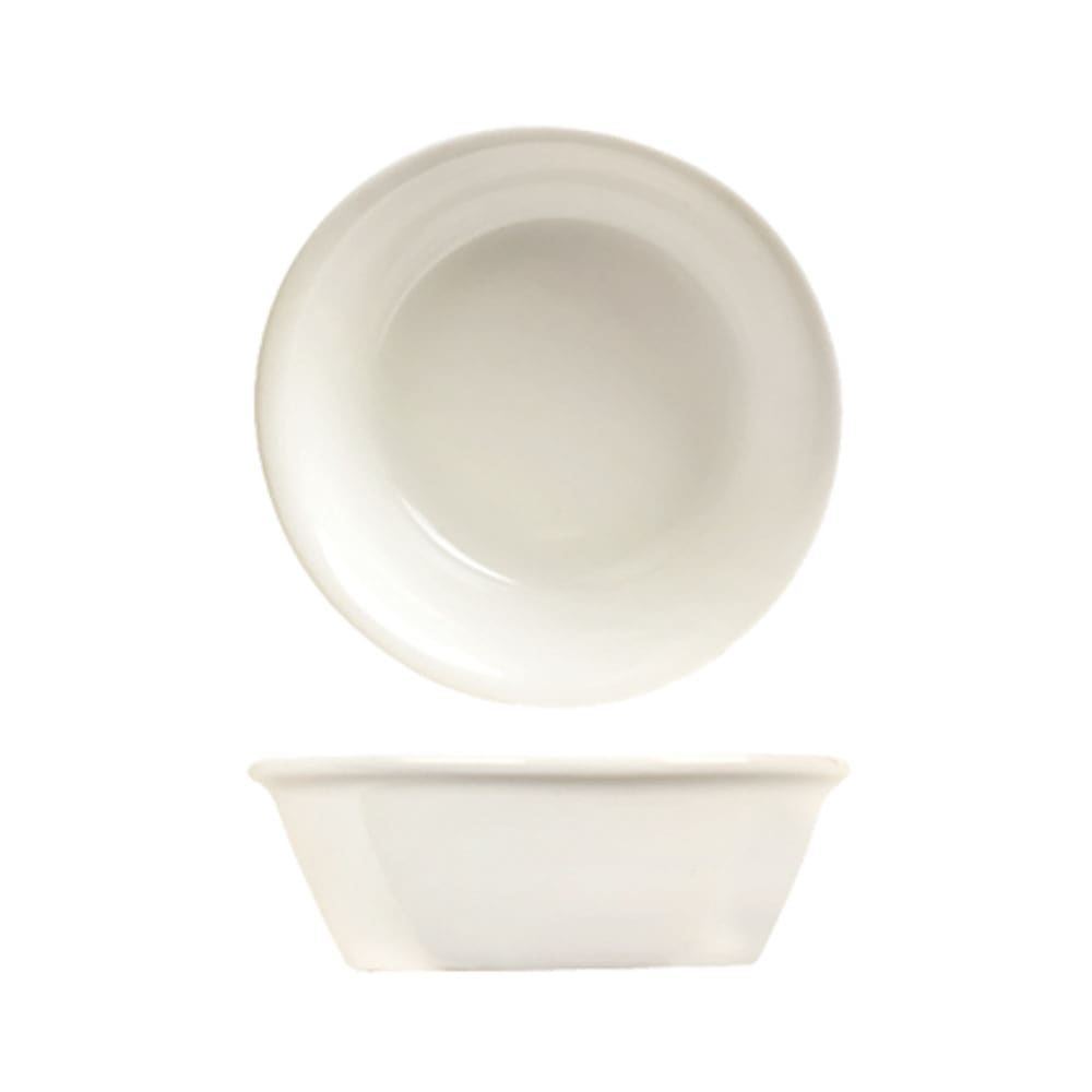 Libbey BW-003 1 oz Chef's Selection Micro-Ramekin - Porcelain, Ultra Bright White