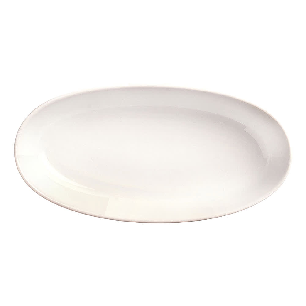 Libbey BW-014 5 1/4 oz Oval Chef''s Selection Bowl - Porcelain, Ultra Bright White