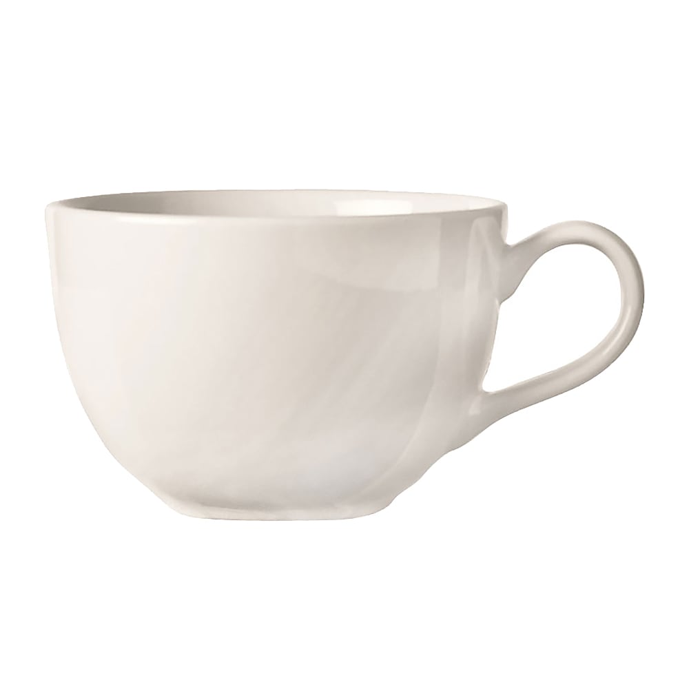 Libbey BW-1152 7 1/2 oz Low Cup - Porcelain, Bright White, Basics Collection
