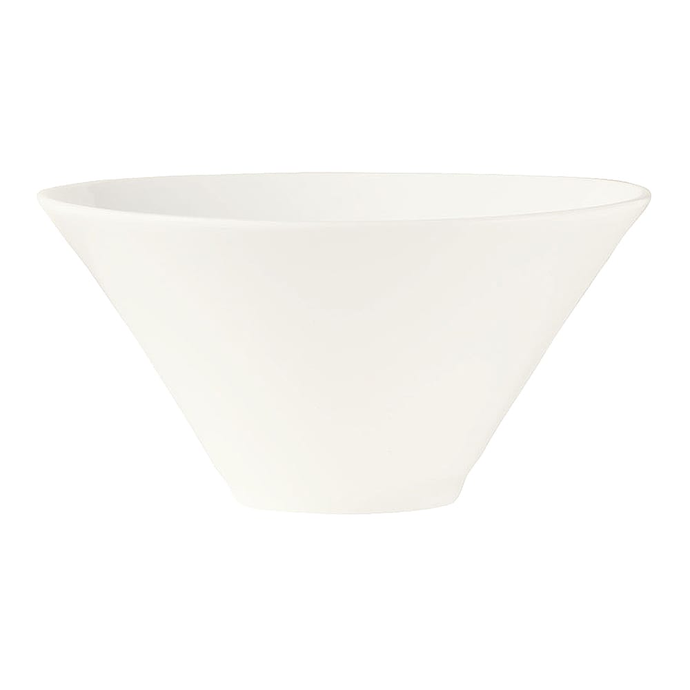 Libbey BW-5107 16 oz Round Conical Normandy Bowl - Porcelain, Ultra Bright White, Chef''s Selection