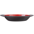 Libbey CBC-004 32 oz Coos Bay Oval Tray w/ Handles - Ceramic, Chili thumbnail 3