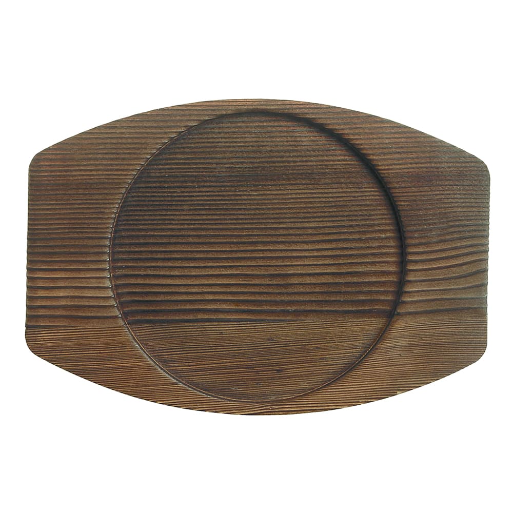 Libbey CIS-15TR 7 7/8" Round Trivet, Wood