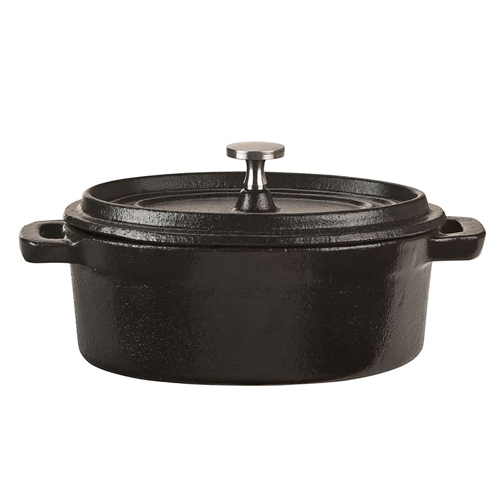 Libbey CIS-27 11 oz Miniature Dutch Oven, Cast Iron
