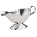 Libbey CT-127 10 oz Belle Gravy Boat - 18/8 Stainless thumbnail 2