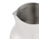 Libbey CT-511 5 oz Belle Creamer - Stainless Steel, Silver thumbnail 2