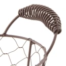 Libbey CWB-10 4 3/8" Round Wire Basket/Pail - Brown thumbnail 3