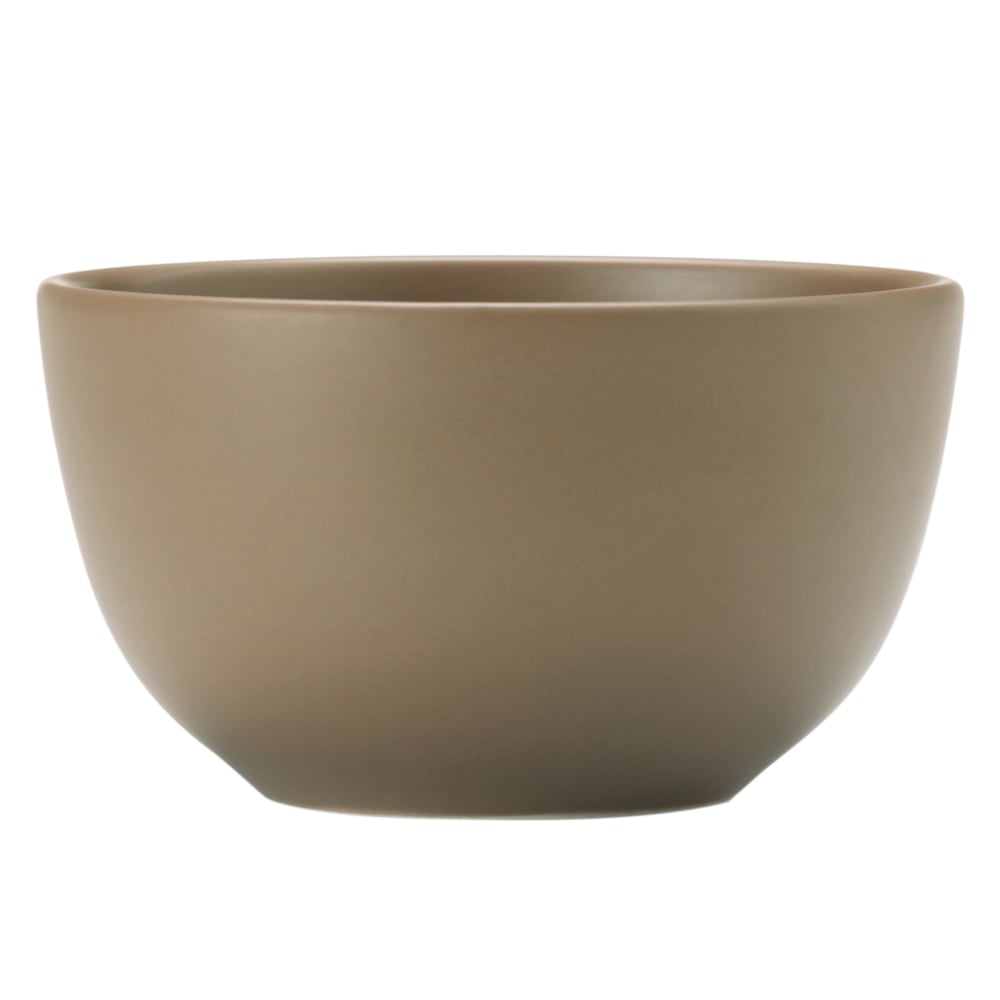 Libbey DRI-10-S 5 1/2" Round Driftstone Bowl w/ 26 oz Capacity - Porcelain, Sand