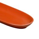 Libbey DRI-11-C 13 1/4" x 4" Oblong Driftstone Tray - Porcelain, Clay thumbnail 4