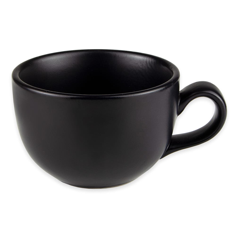 Libbey DRI-12-O 7 3/4 oz Driftstone Cup - Porcelain, Onyx