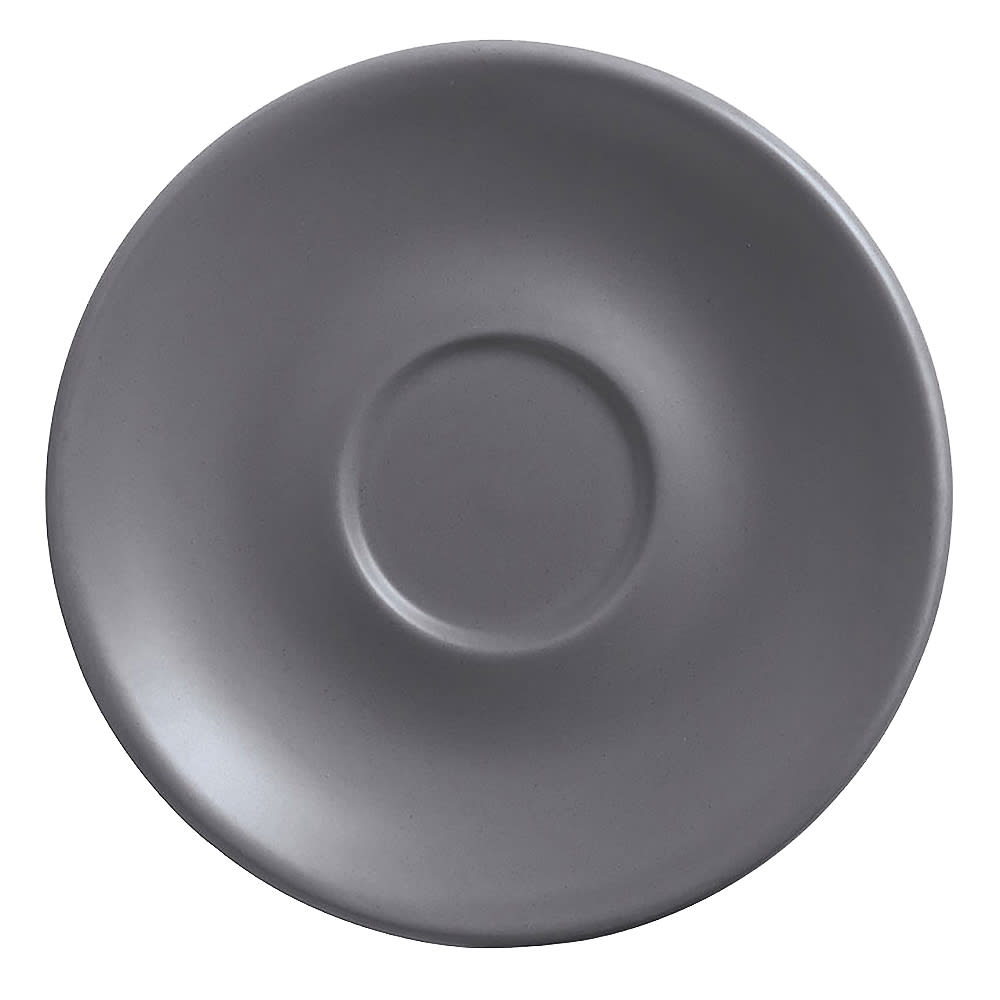 Libbey DRI-14-G 6" Round Driftstone Saucer - Porcelain, Granite