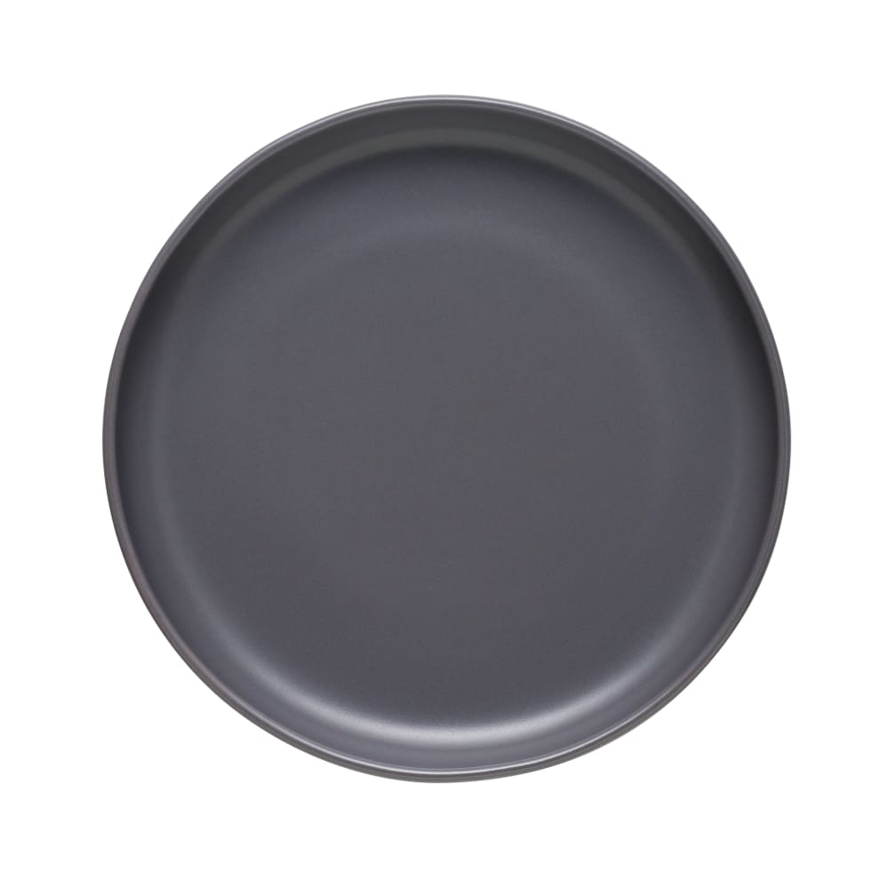 Libbey DRI-18-G 7 3/4" Round Driftstone Flat Coupe Plate - Porcelain, Granite