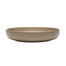 Libbey DRI-22-S 34 oz Round Driftstone Low Bowl - Porcelain, Sand thumbnail 2