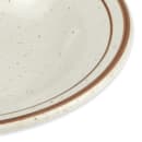 Libbey DSD-3 8 3/4" Round Desert Sand Soup Bowl - Speckled, (2) Brown Bands thumbnail 4