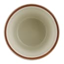 Libbey DSD-4 3 7/8" Round Desert Sand Bouillon Cup - Speckled, (1) Brown Bands thumbnail 3