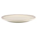 Libbey DSD-9 9 1/2" Round Desert Sand Plate - Speckled, (2) Brown Bands thumbnail 2