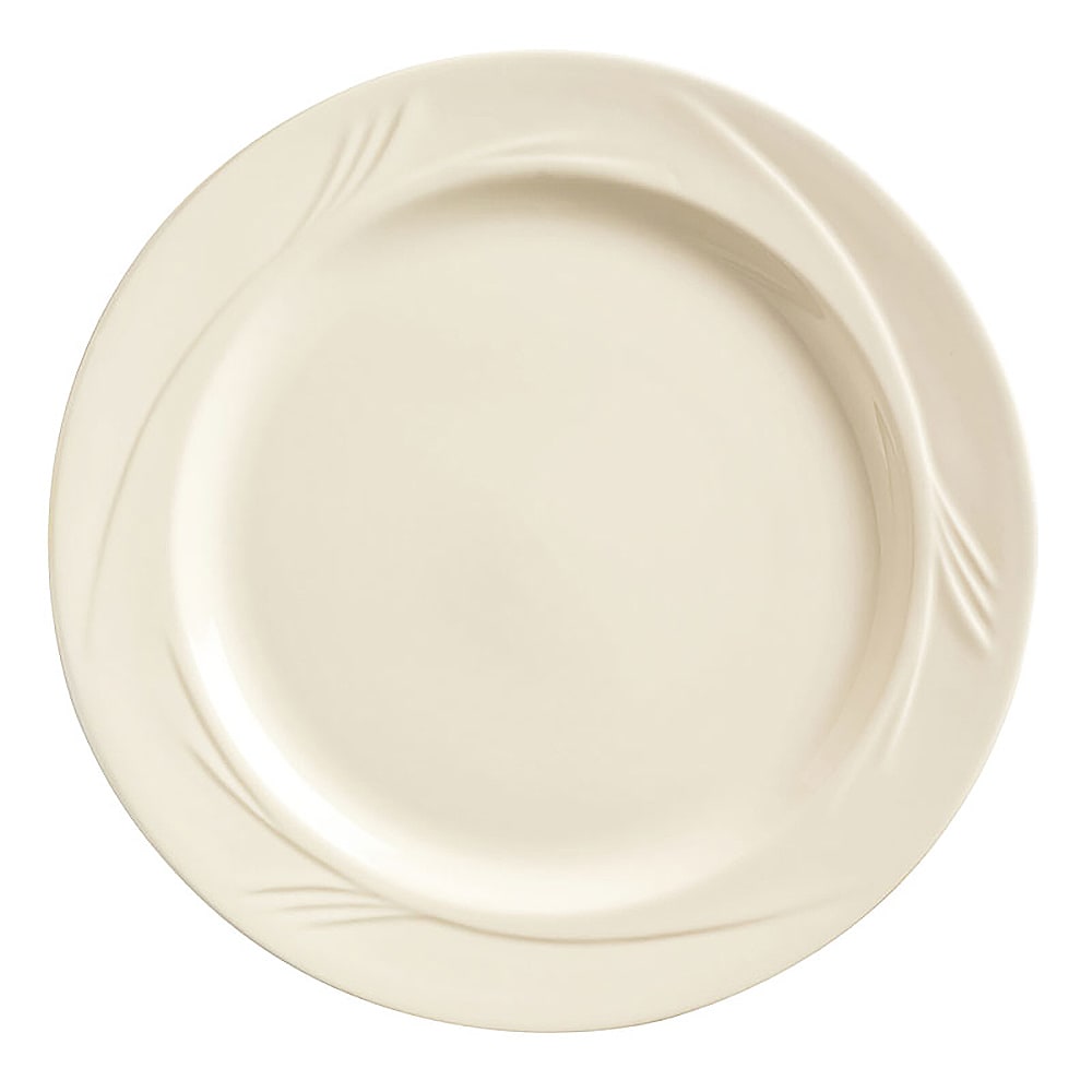 Libbey END-8 8 3/8" Round Porcelain Plate, Endurance