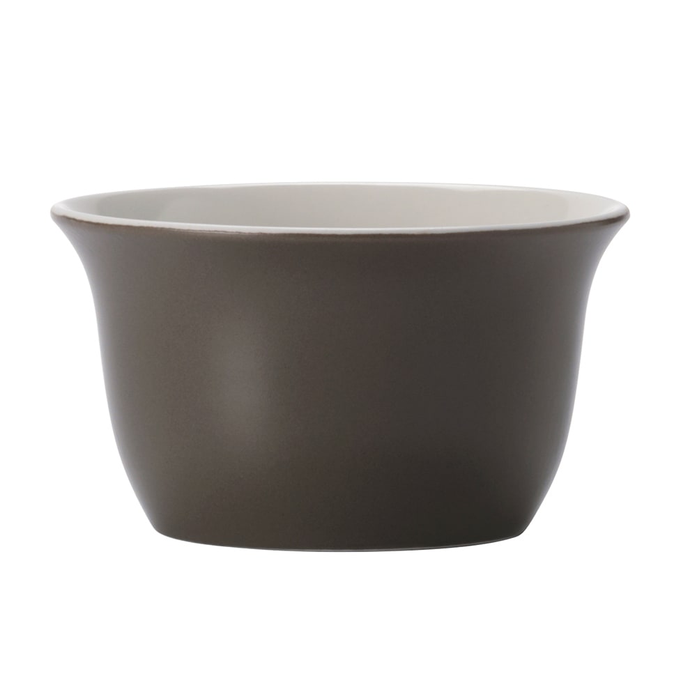 Libbey ENG-18-O 12 1/2 oz Round Englewood Soup Bowl - Porcelain, Olive