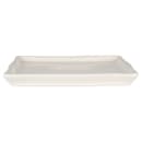 Libbey FH-1010 10" Square Farmhouse Tray - Porcelain, Cream White thumbnail 2
