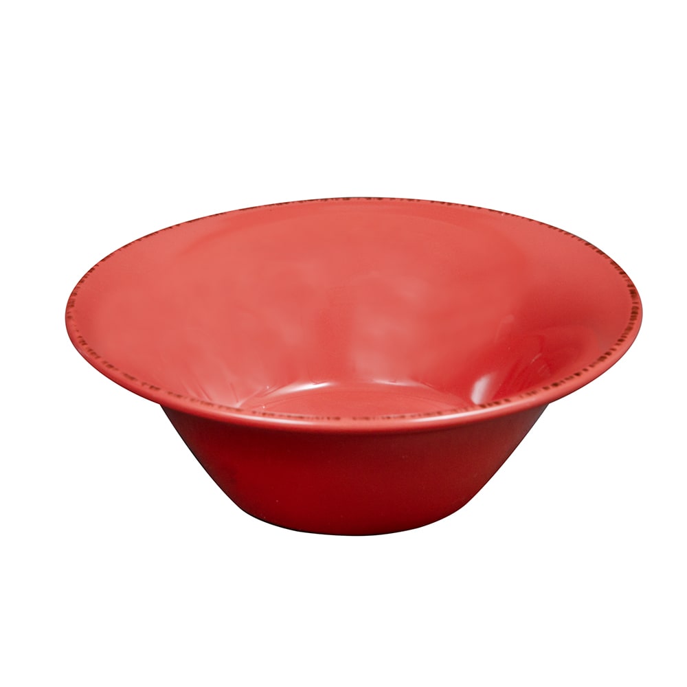 Libbey FH-515R 20 oz Round Farmhouse Soup Bowl - Porcelain, Barn Red