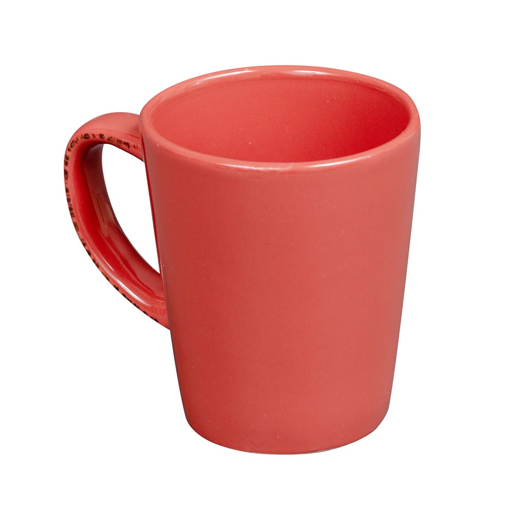 Libbey FH-517R 12 oz Farmhouse Mug - Porcelain, Barn Red