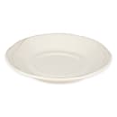 Libbey FH-519 6 1/4" Round Saucer - Ceramic, Cream White thumbnail 3