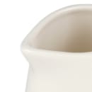 Libbey FH-522 3 oz Farmhouse® Creamer - Glazed Porcelain, Cream White thumbnail 4