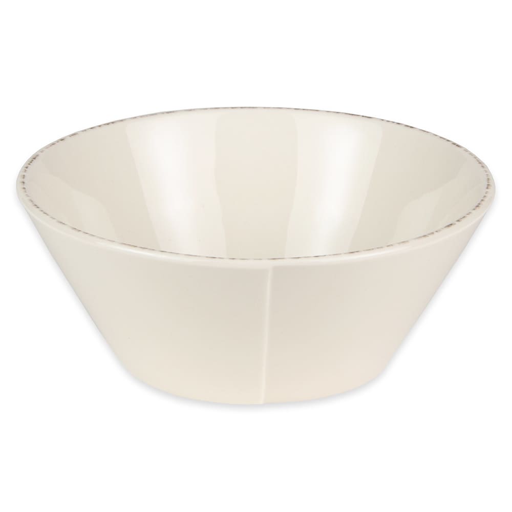 Libbey FH-524 30 oz Round Farmhouse Bowl - Porcelain, Cream White