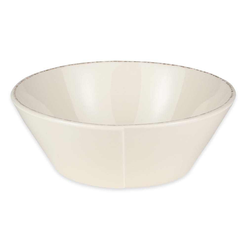 Libbey FH-526 48 oz Round Farmhouse Bowl - Porcelain, Cream White