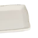 Libbey FH-529 16" x 5 3/4" Rectangular Farmhouse Tray - Porcelain, Cream White thumbnail 5
