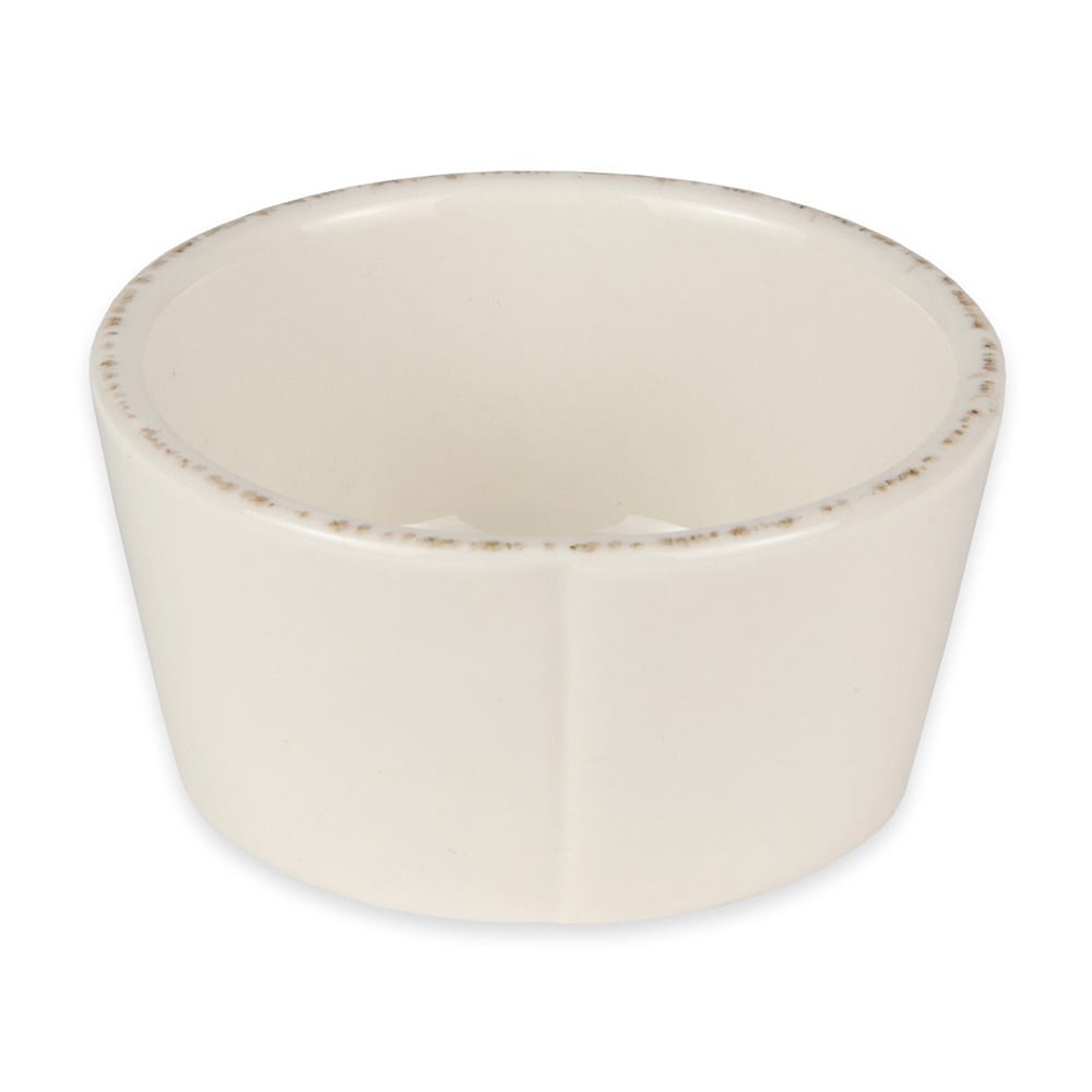 Libbey FH-530 2 1/2 oz Farmhouse Sauce Bowl - Porcelain, Cream White