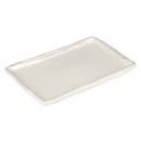 Libbey FH-711 Rectangular Farmhouse Tray - 7" x 11", Porcelain, Cream White thumbnail 3