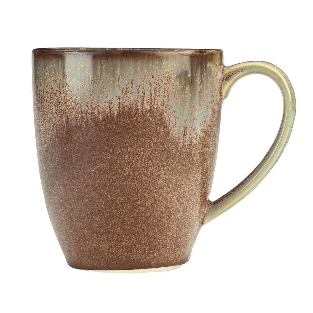 Libbey HEDON-8 13 oz Hedonite Mug - Porcelain, Brown