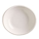 Libbey INF-050 4 oz Oval Porcelain Fruit Bowl, Bright White, Infinity thumbnail 2