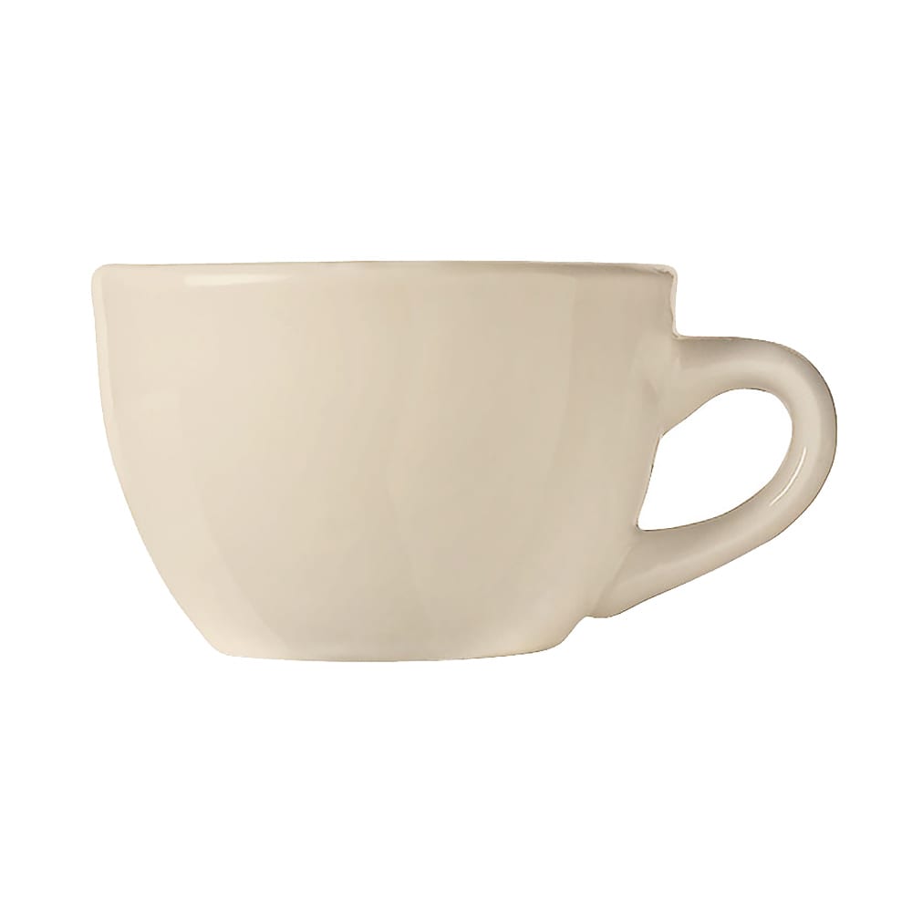 Libbey NR-1 Cream White Cup, Kingsmen White, Round