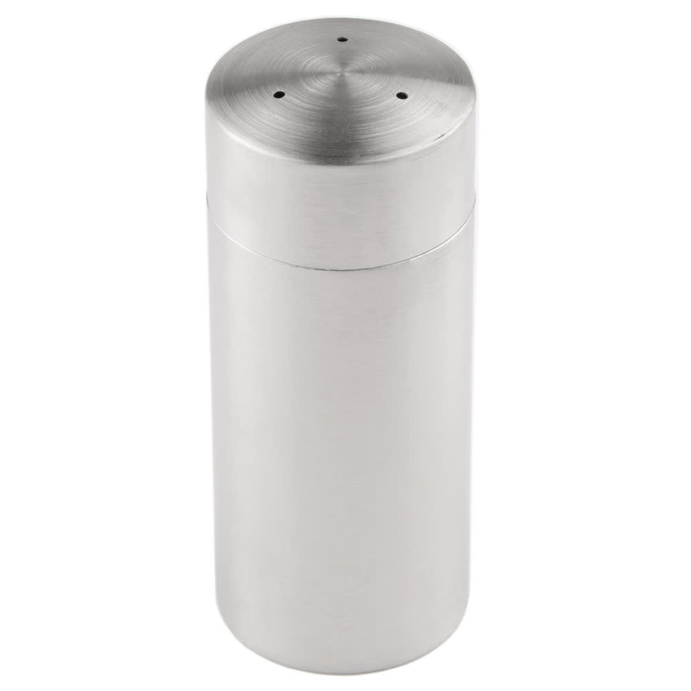 Libbey PS-100 3 1/2 oz Pepper Shaker - Stainless Steel, 4 1/2"H